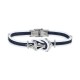 bracelet ancre DONI bicolore BLANC