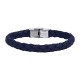 BRACELET ACIER ET CUIR LUIS