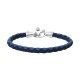 STEEL AND LEATHER BRACELET