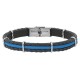 BRACELET CUIR ET CORDON COULEUR ARNO