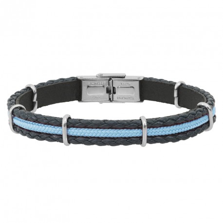 BRACELET CUIR ET CORDON COULEUR ARNO