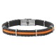 BRACELET CUIR ET CORDON COULEUR ARNO