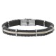 BRACELET CUIR ET CORDON COULEUR ARNO