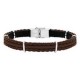BRACELET CUIR ET CORDON COULEUR ARNO