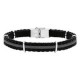 BRACELET CUIR ET CORDON COULEUR ARNO