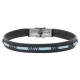 leather bracelet topped with a stitched cord AXEL