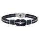 BRACELET ACIER CABLE NOEUD MARIN 