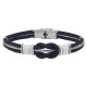 BRACELET ACIER CABLE NOEUD MARIN 