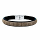 Steel and wood bracelet Renaud