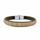 Steel and wood bracelet Renaud