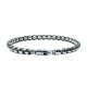 Steel bracelet, chain and cord Jacky