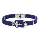 bracelet ancre DONI unicolore LES BLEUS