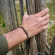 Steel and wood bracelet Renaud