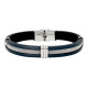 BRACLET ACIER ET CUIR PHILIPPE
