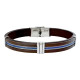 BRACELET ACIER CUIR, CABLE ET CORDON ALBAN
