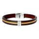 BRACELET ACIER CUIR, CABLE ET CORDON ALBAN