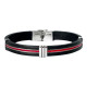 BRACELET ACIER CUIR, CABLE ET CORDON ALBAN