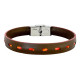 BRACELET CUIR ET CORDON FELIX