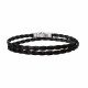 DOUBLE STRAP LEATHER BRACELET CAMRON