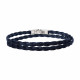 DOUBLE STRAP LEATHER BRACELET CAMRON